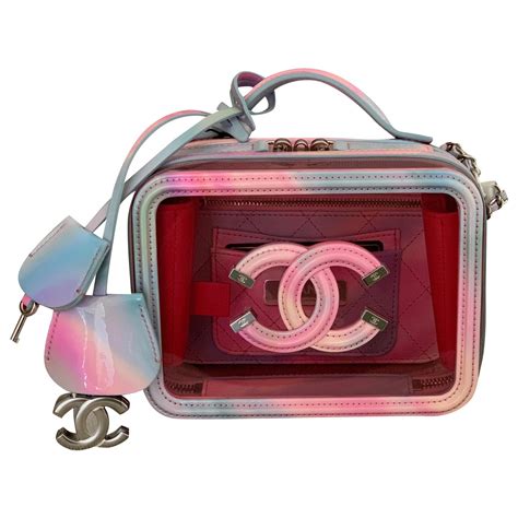 chanel pvc vanity case|chanel vanity case for sale.